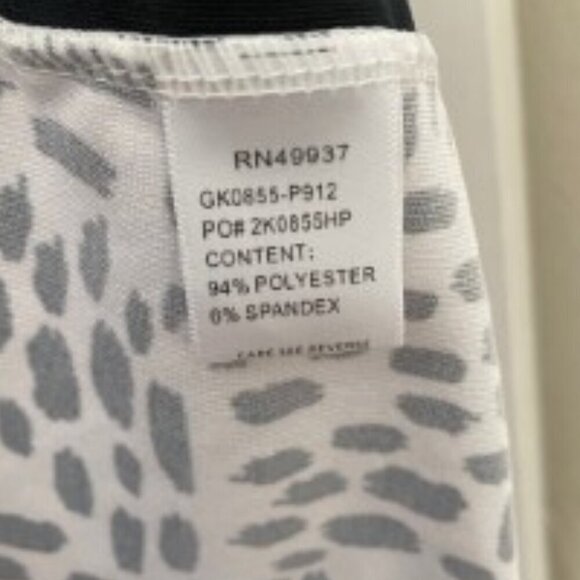 NWT Tail White Label Directional Geo Mini Mock Racerback Dress Small - Picture 6 of 7